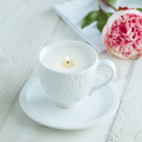 Heart and Home Tea Cup Candle Gift Set Scented Candles